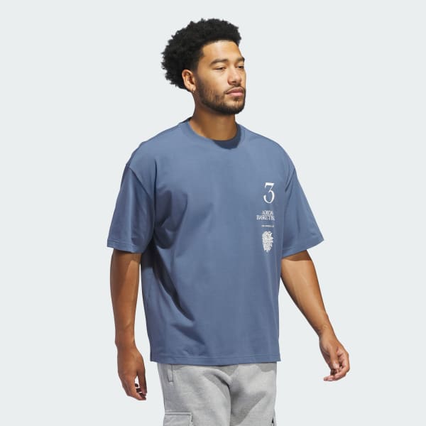 Mau-xanh-da-troi Áo Thun Graphic LA to the World (Unisex)