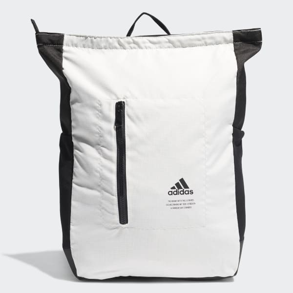 adidas Classic Top-Zip Backpack - White | adidas Malaysia