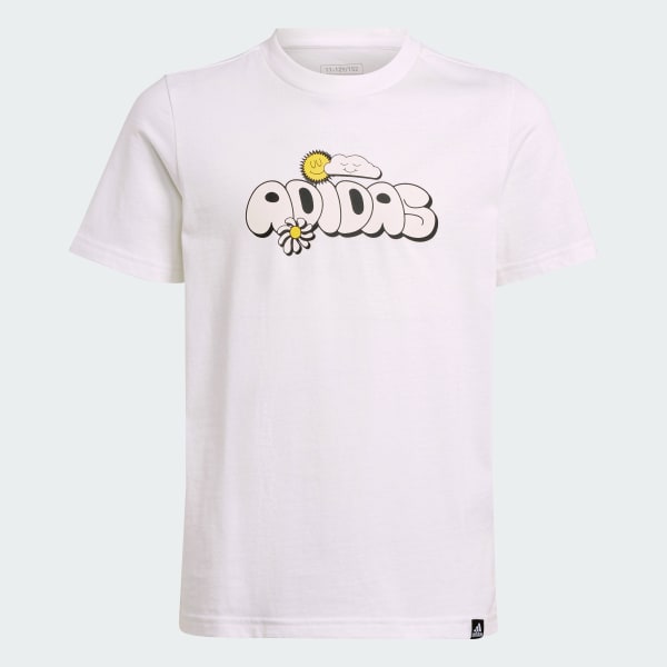 Branco Camiseta Estampada Infantil