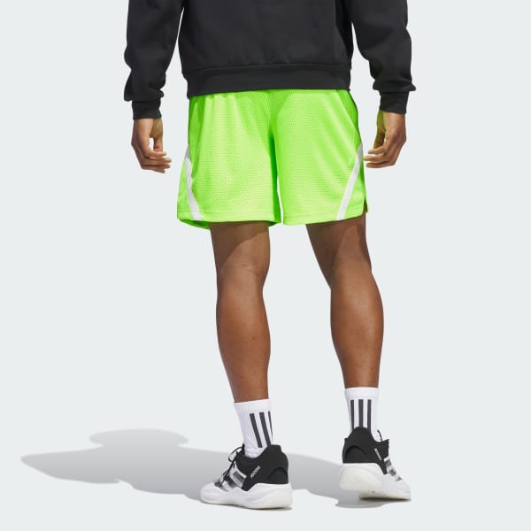 Adidas Select Mesh Shorts Lucid Lemon S 9 Mens Basketball Shorts