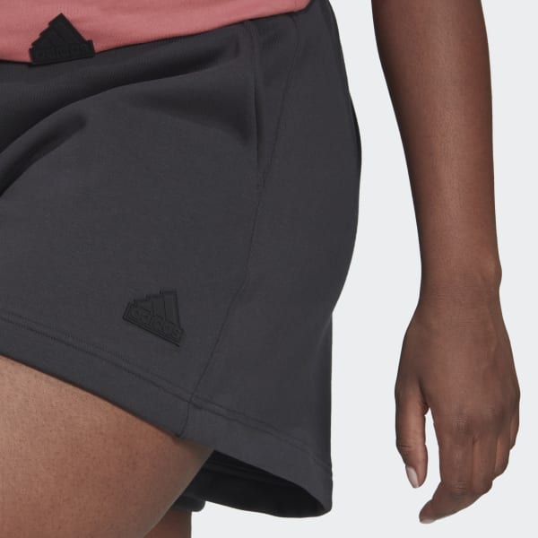 Cinzento Sweat Shorts (Plus Size) GR681