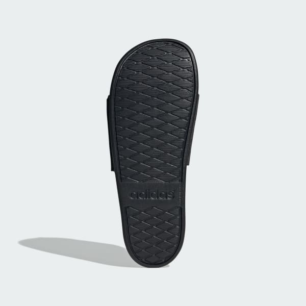 Black Adilette Comfort Slides