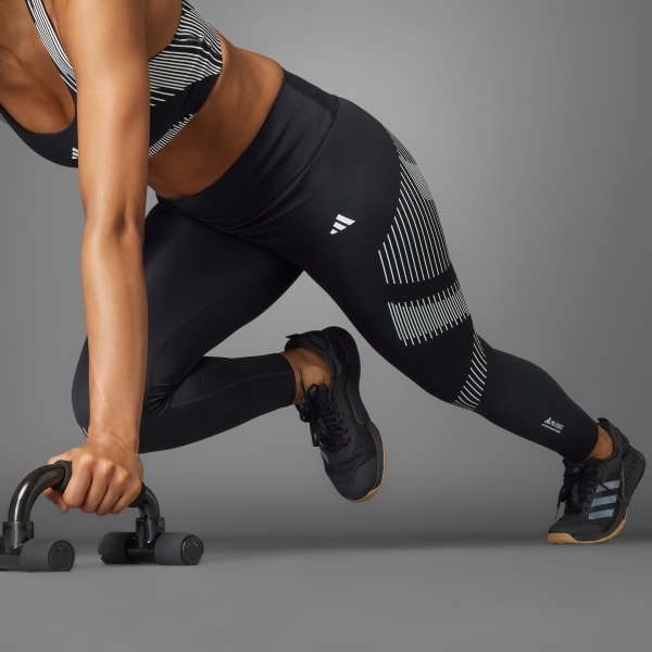 Black Optime Power 7/8 Leggings