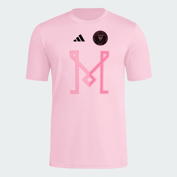 adidas Inter Miami CF Short Sleeve Tee - Black | Free