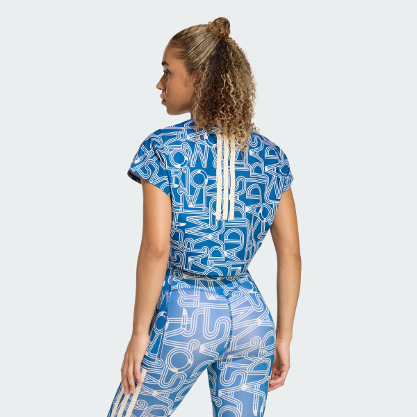 ADIDAS x FARM RIO TRAINING TANK TOP - Blue | Free Shipping with
