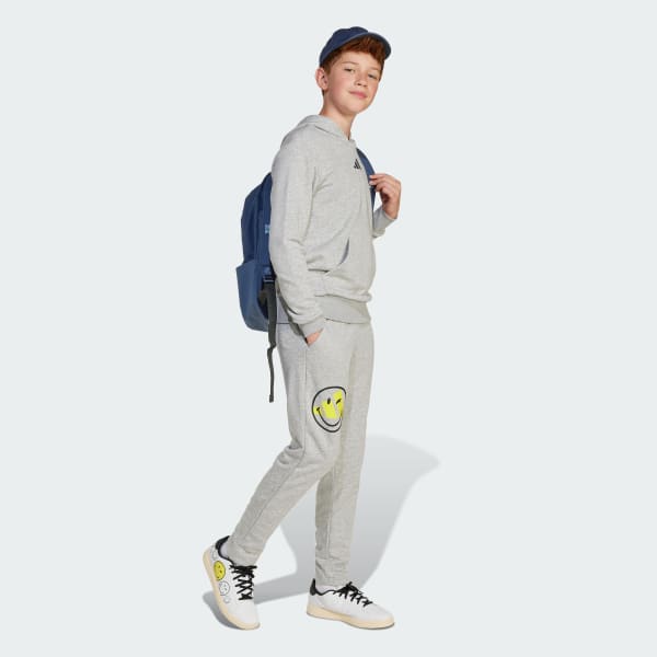 สีเทา เสื้อฮู้ด adidas x Smileyworld สำหรับเด็ก