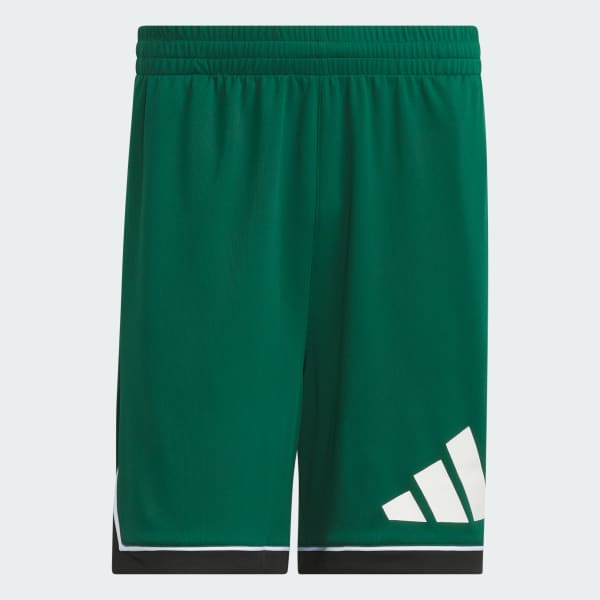 Green adidas Basketball Badge of Sport Shorts