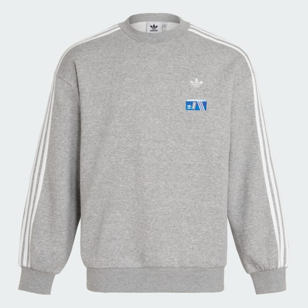 グレー 東京 シューズボックス クルーネックスウェット