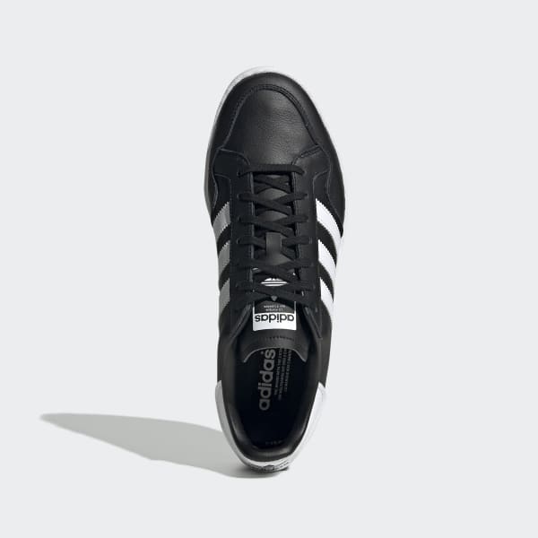 black adidas court shoes