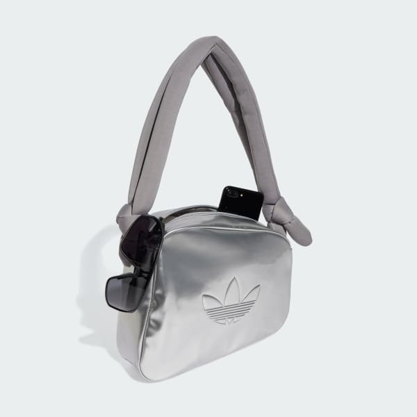 Silver Airline Bag