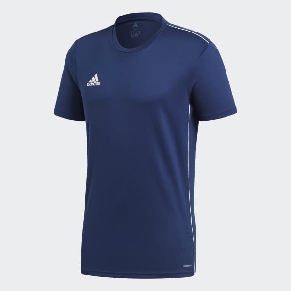 Camiseta de entrenamiento Core 18 azul y blanca para hombre adidas España