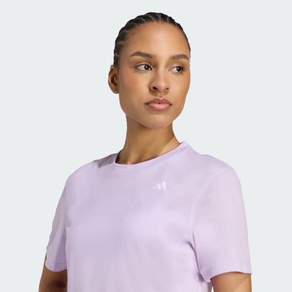 adidas Train Essentials Boxy Workout Tee - Purple | adidas
