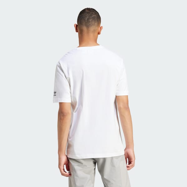 White Graphic Short Sleeve Tee