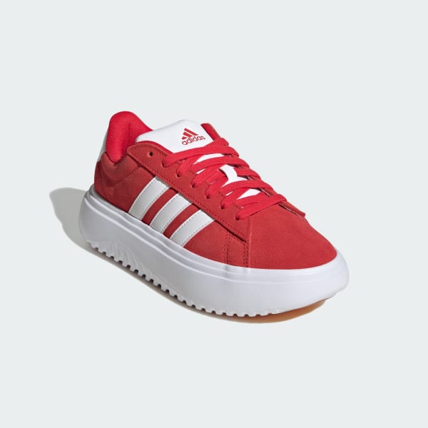 Rojo Zapatilla Grand Court Platform
