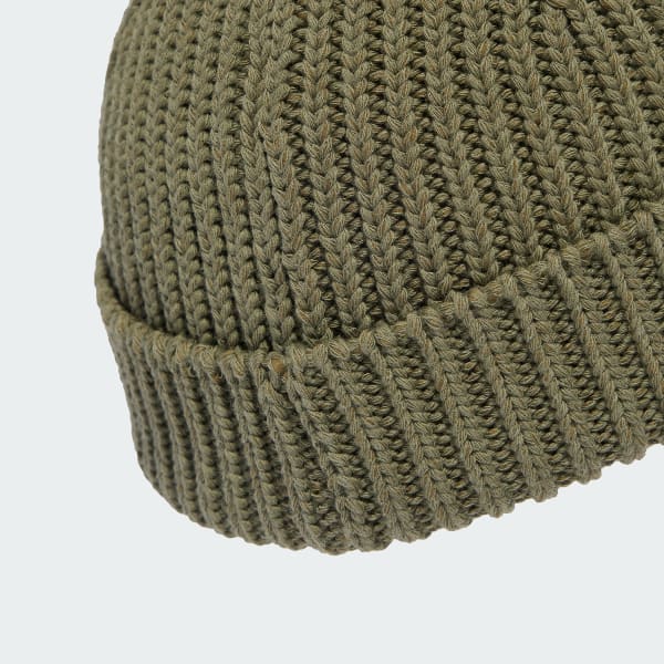 Green Fisherman Short Beanie