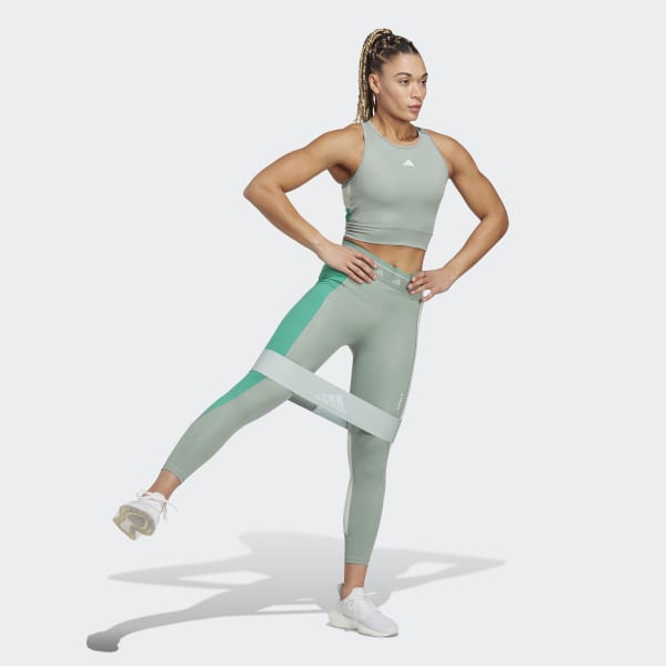 Gron Techfit Colorblock Crop Tank Top