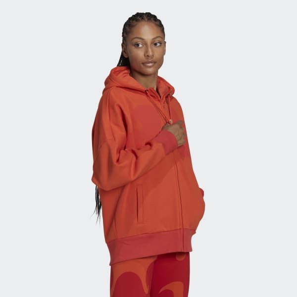 Oranje Marimekko Sportjack met Capuchon KO204