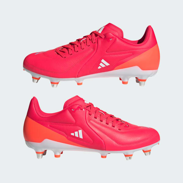 Adidas red rugby boots shop