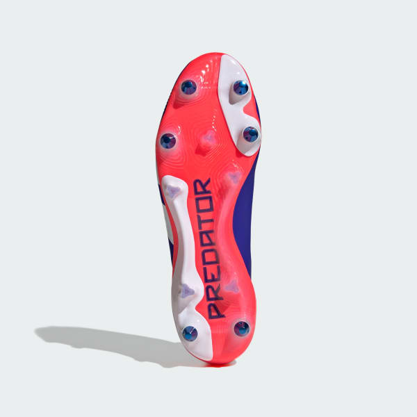 Blau Predator Elite Laceless SG Fußballschuh