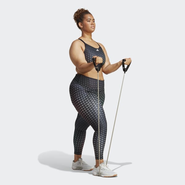 cerná Podprsenka Aeroreact Training Light-Support (plus size)