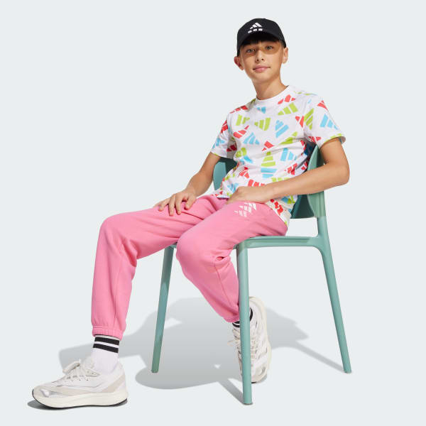 Bianco T-shirt Seasonal Essentials Logo Celebration Junior