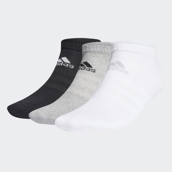 Grey Cushioned Low-Cut Socks 3 Pairs FXI60