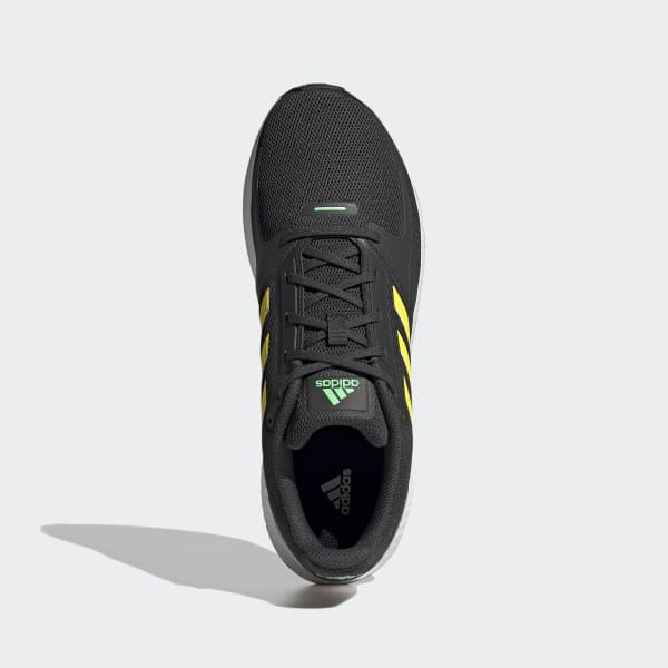 Adidas falcon black yellow sales