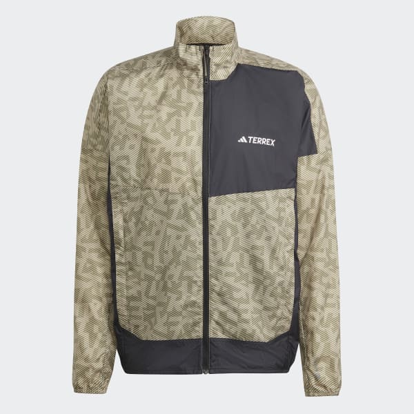 Beige Terrex Trail Running Wind Jacket