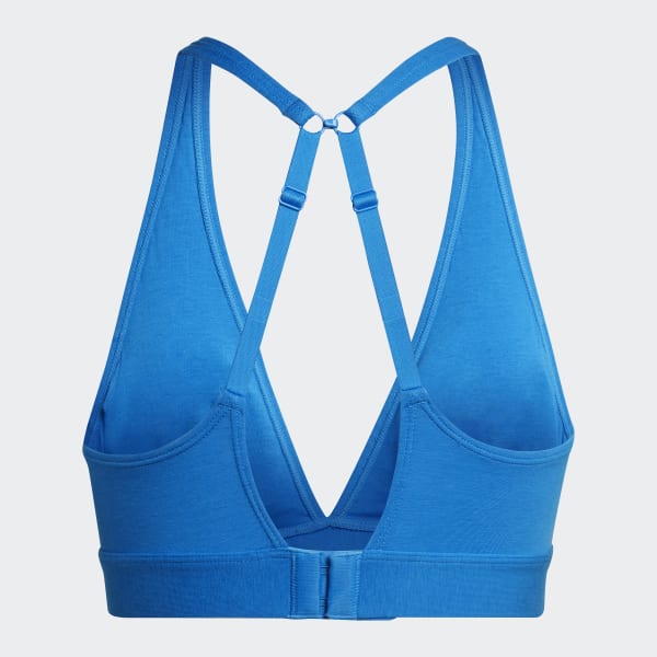 Blue Adicolor Comfort Flex Cotton Unlined Triangle Bra HPO37