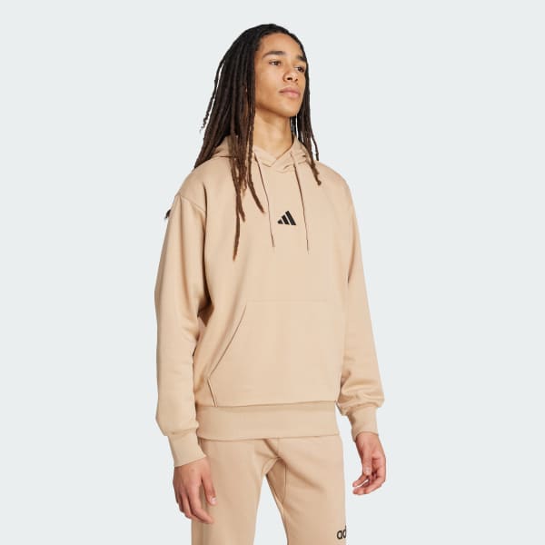 Brown Essentials Feelcozy Fleece Hoodie