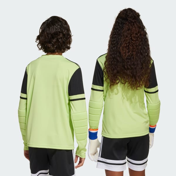 Verde Camiseta de portero Squadra 25 manga larga para niños