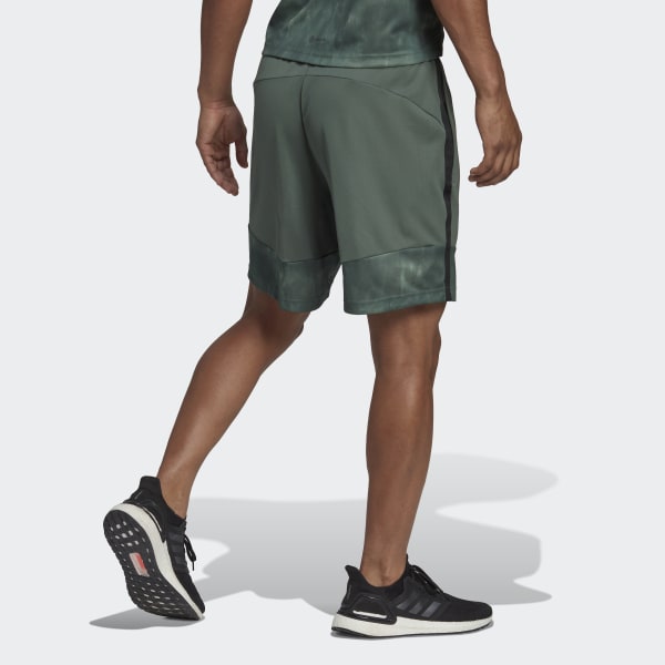 Verde Shorts de Entrenamiento AEROREADY Workout con Estampado Chalk CO734