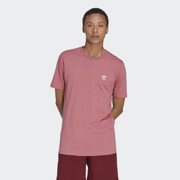 adidas Trefoil Essentials Tee - Pink | Men's Lifestyle | adidas US