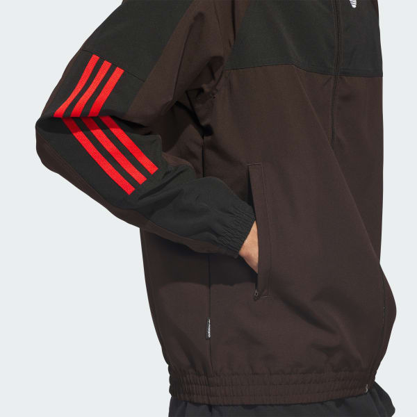 adidas Skateboarding Gatsele Track Jacket - Brown | Free Shipping