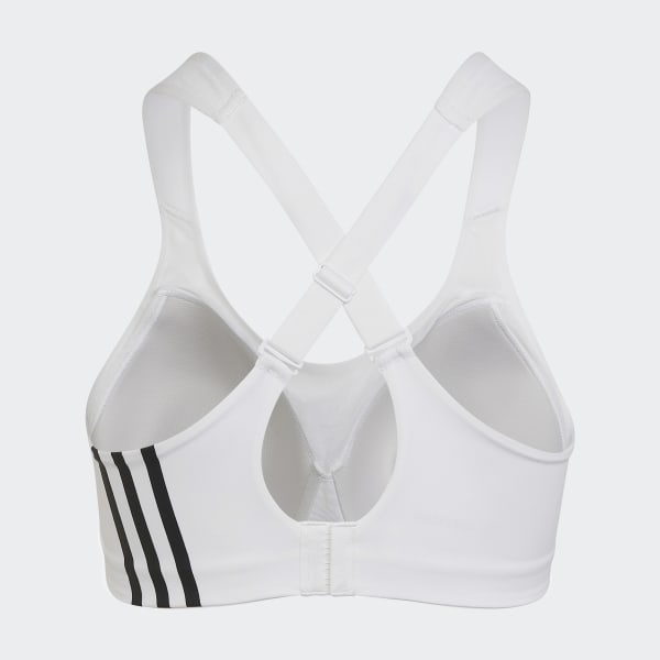 Branco Sutiã de Sustentação Elevada adidas TLRD (Plus Size) WH073