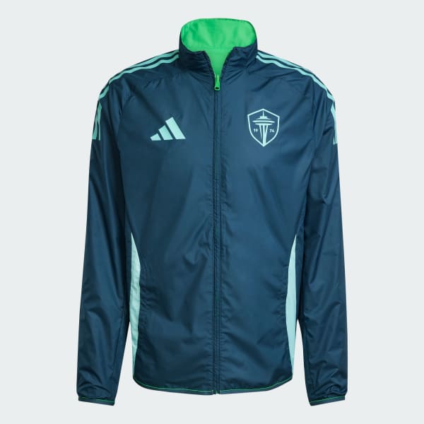 adidas Seattle Sounders FC Reversible Anthem Jacket - Green