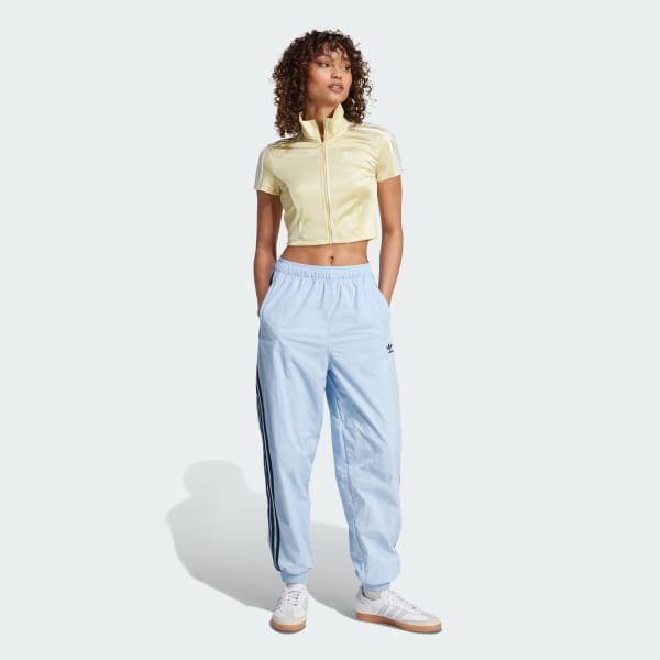 Yellow Adicolor Short Sleeve Track Top