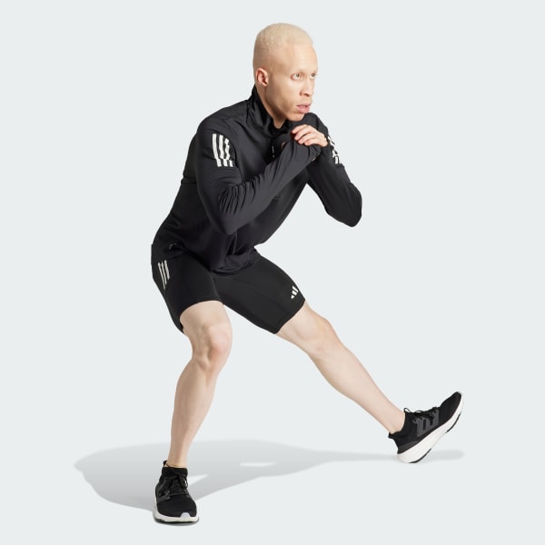 | | US the Run Running Black Jacket Own adidas - adidas Half-Zip Men\'s