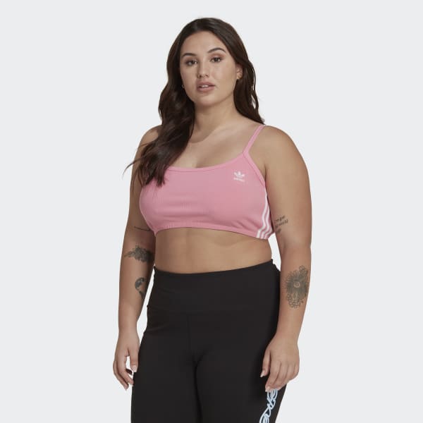 bh gå på arbejde vidnesbyrd adidas Adicolor Classics Bra Top (Plus Size) - Pink | Women's Lifestyle |  adidas US