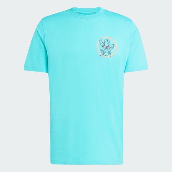 Turquesa Polera Serie Trifolio Holgada