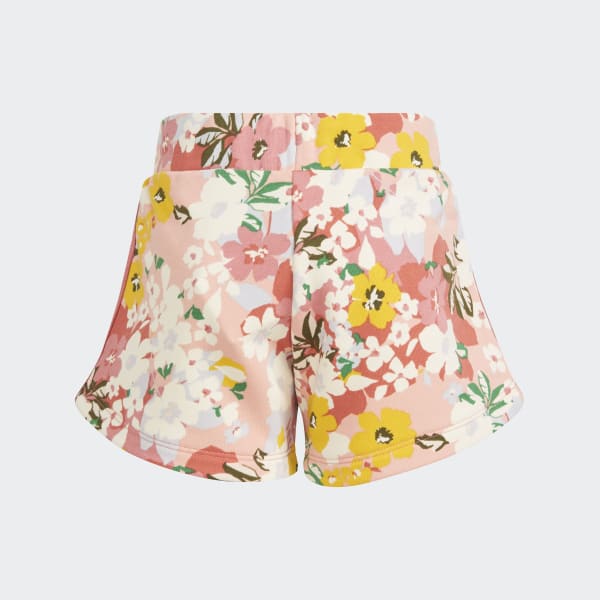 Adidas floral shorts set sales