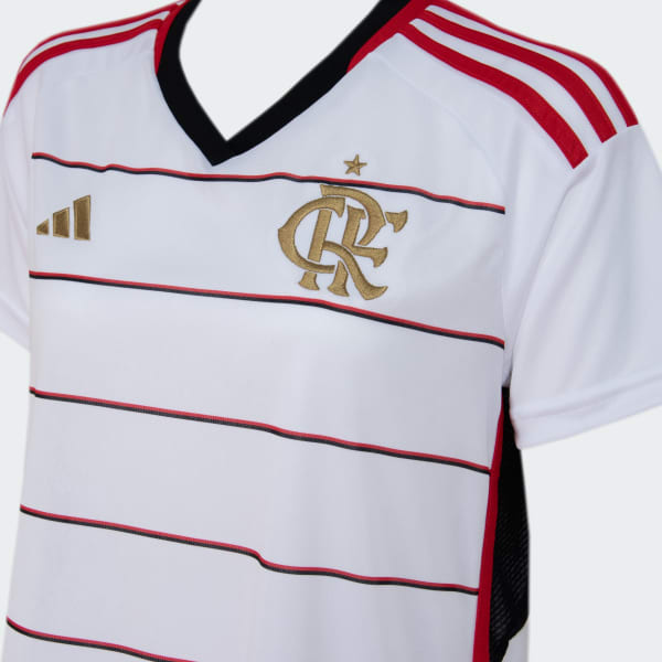 Camisa 2 CR Flamengo 23 24 Feminina Branco adidas adidas Brasil