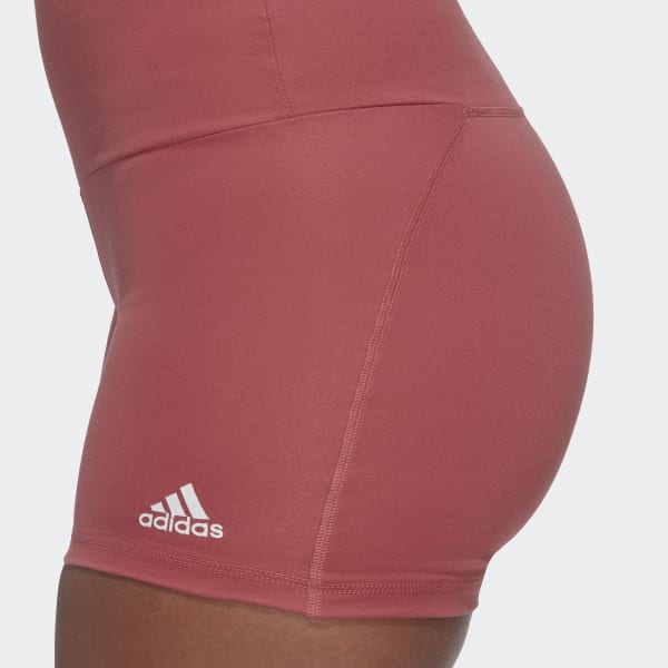 Czerwony Yoga Essentials High-Waisted Short Tights CD734