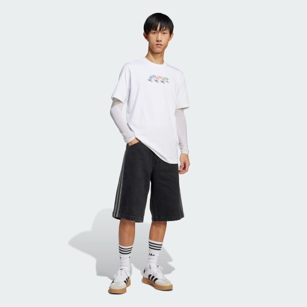 Hvit adidas Originals T-Shirt