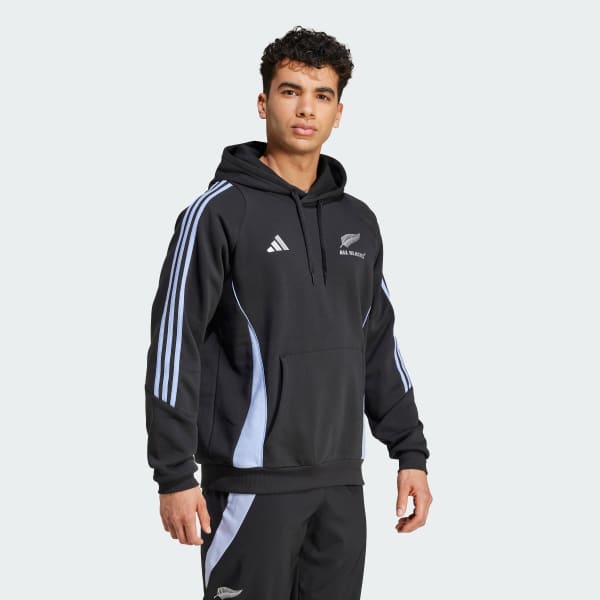 Nero Felpa da rugby con cappuccio All Blacks