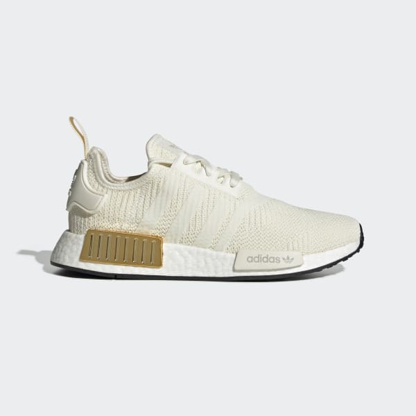 Women's NMD R1 Off White and Gold Shoes | adidas US