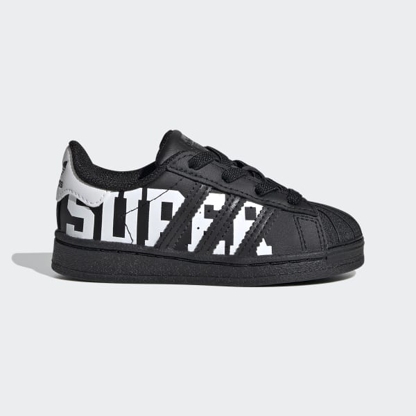 Adidas superstar big logo on sale