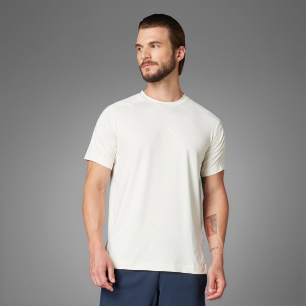 adidas Puremotion Tee - White | Free Shipping with adiClub