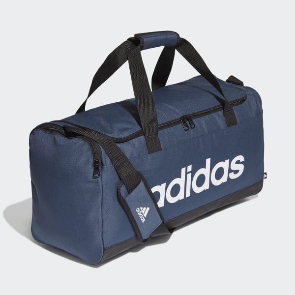 Blue ESSENTIALS LOGO DUFFEL BAG MEDIUM
