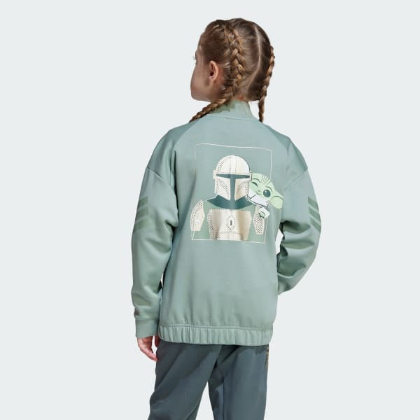 สีเขียว เสื้อแทรค ADIDAS STAR WARS MANDALORIAN